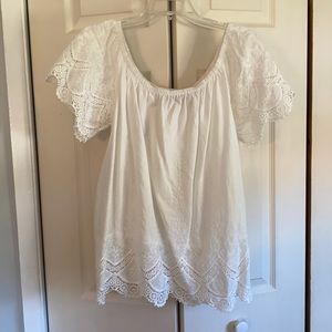 Off the shoulder flowy top